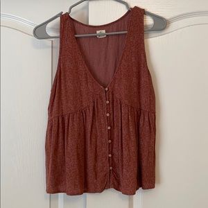 pinkish O’Neill tank, size M